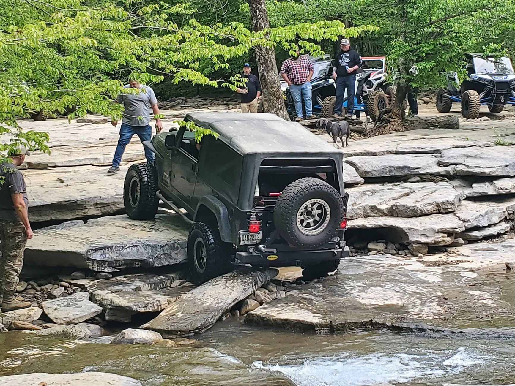Ford Bronco Foster Falls, Coalmont OHV TN trip report, my 3z Baja Mickey Thompson MTs and broken axle woes. coalmont1