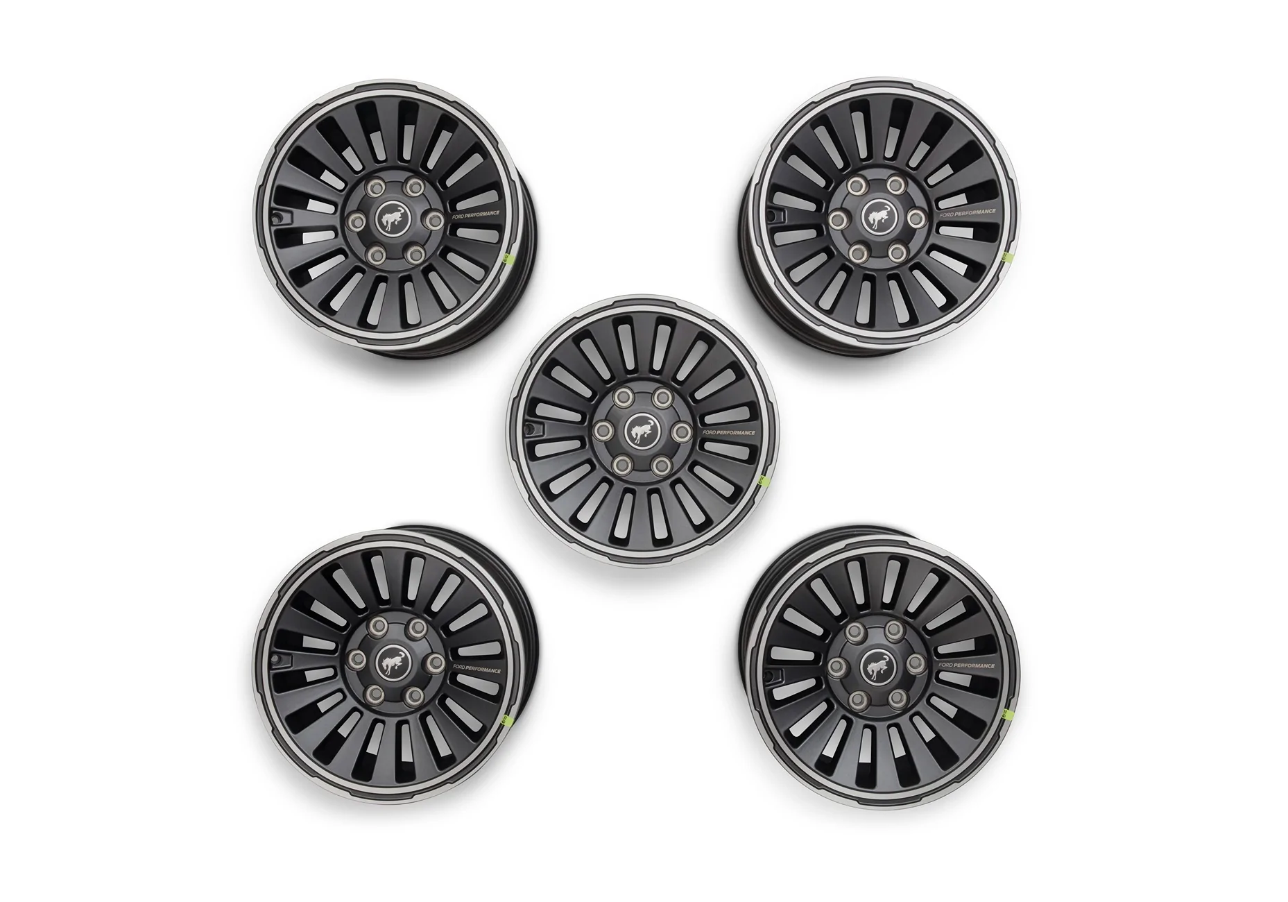 Ford Bronco New 17" Gray Wheels Kit by Ford Performance Parts M-1007K-B1785GR