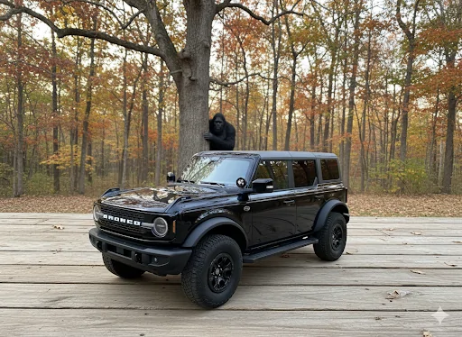 Ford Bronco Fun AI Images of Your Bronco - Try This and Post Yours! sasquatch