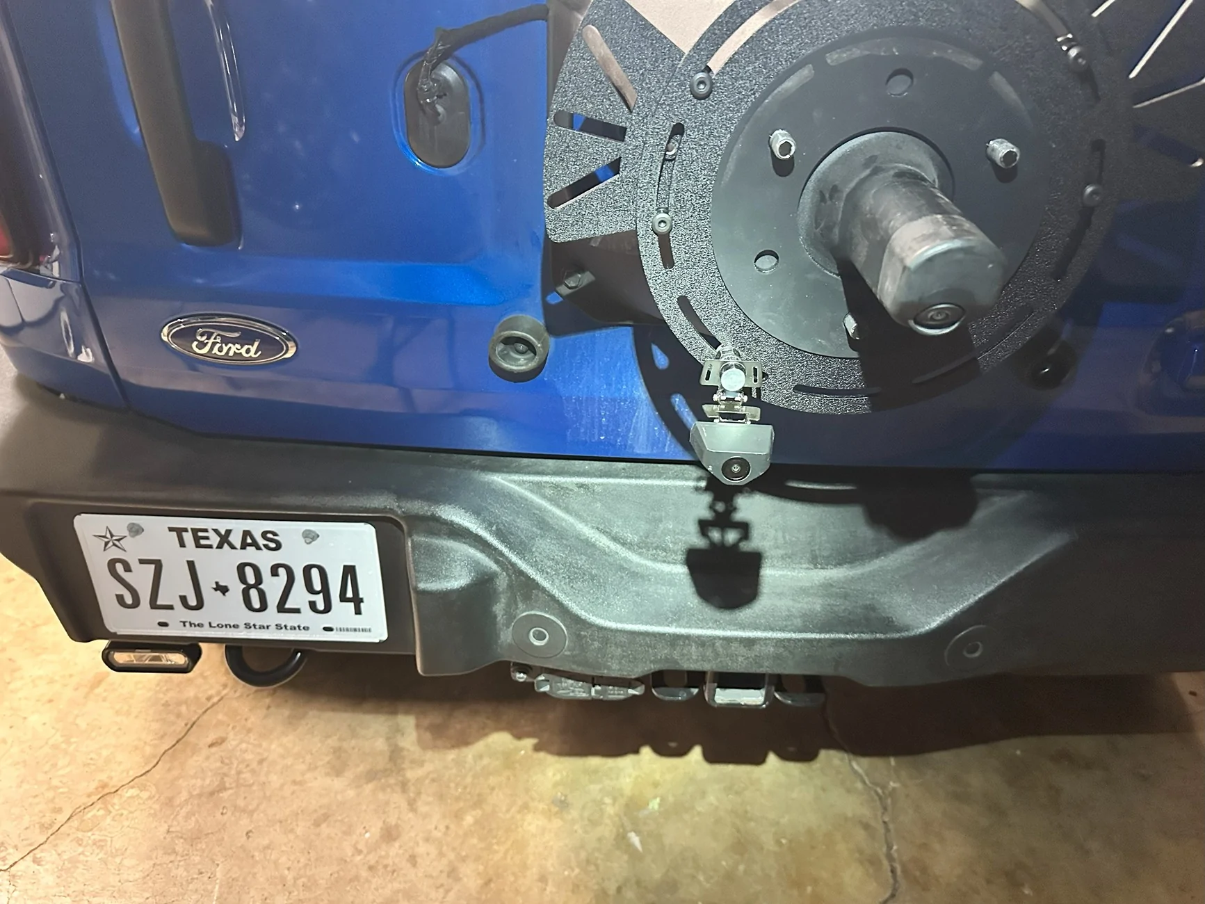 Ford Bronco Wolfbox Rear Camera Mount Location - Where's Yours? Camera no spar