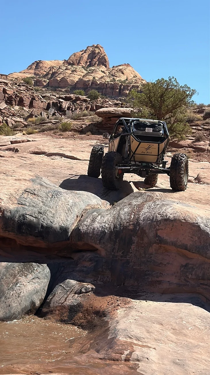 Ford Bronco Taking on Pritchett Canyon in Moab, UT IMG_8163