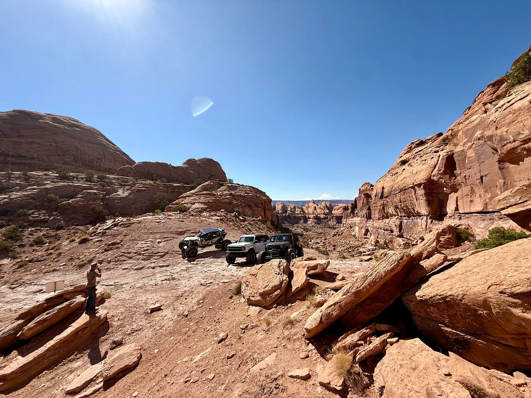 Ford Bronco Taking on Pritchett Canyon in Moab, UT IMG_8174