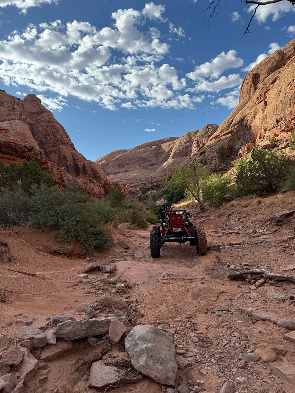 Ford Bronco Taking on Pritchett Canyon in Moab, UT IMG_8152