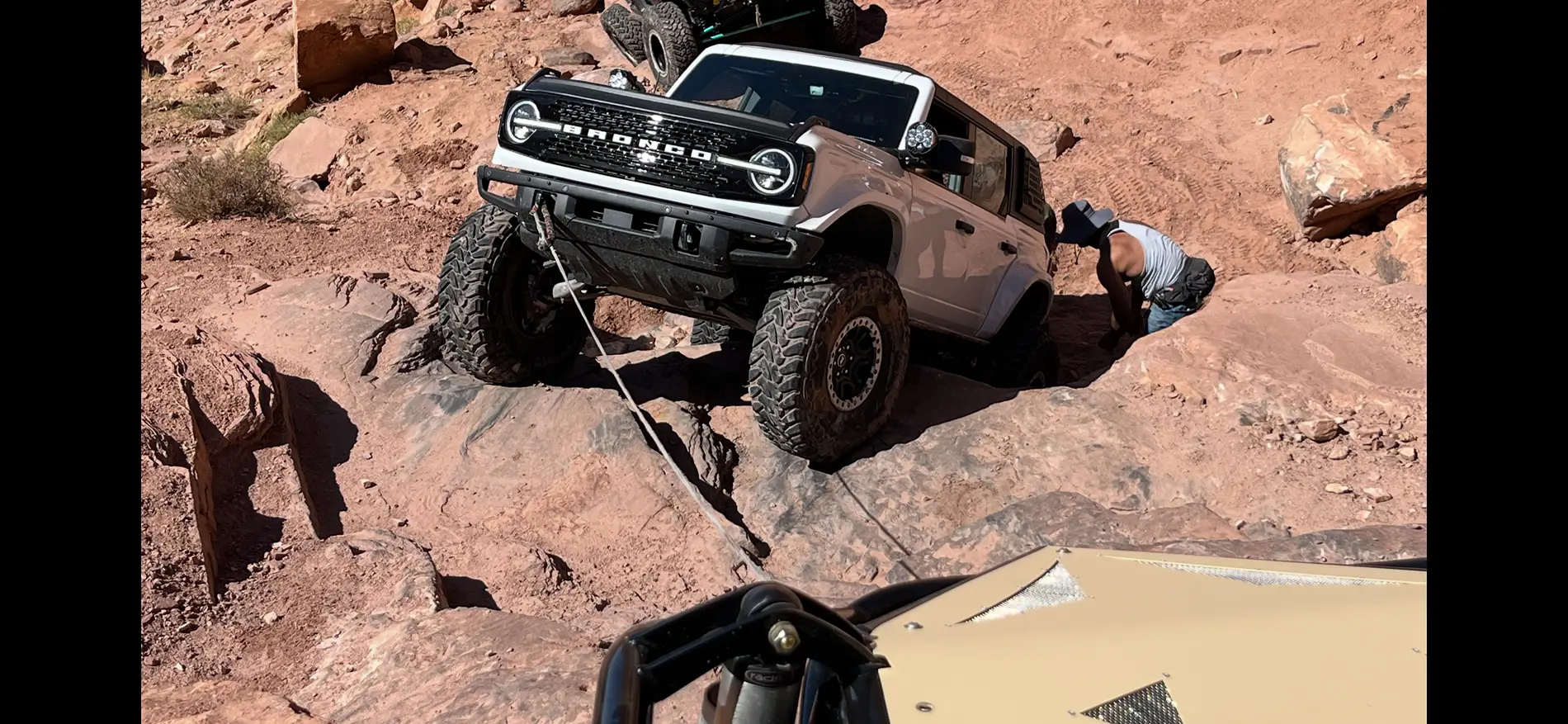 Ford Bronco Taking on Pritchett Canyon in Moab, UT IMG_7877