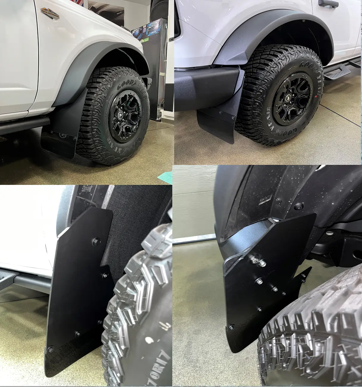 Ford Bronco Rocker panel chips EVERYWHERE…please advise! 06Sept - Rally Armor Mud Flaps 7
