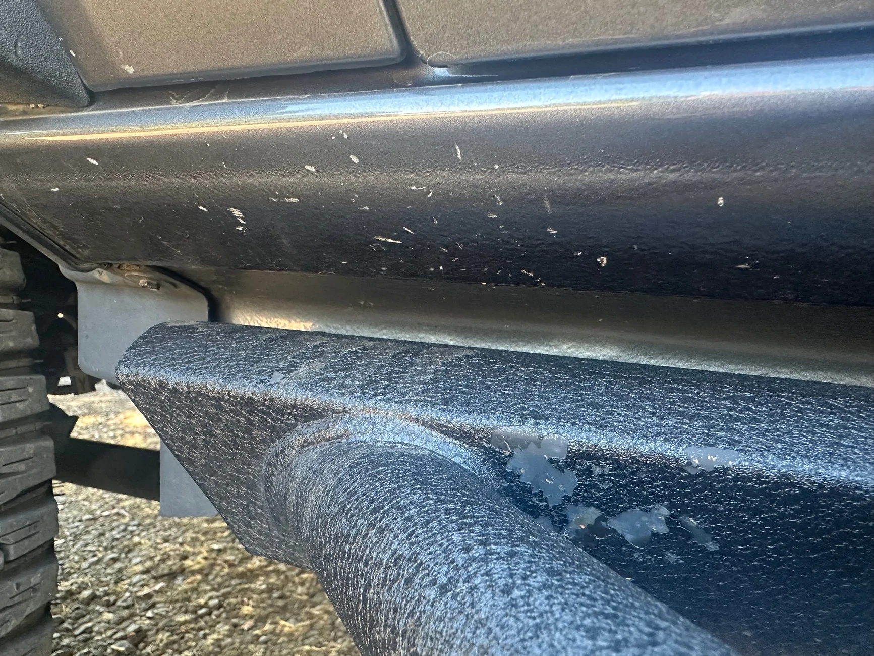 Ford Bronco Rocker panel chips EVERYWHERE…please advise! IMG_4985