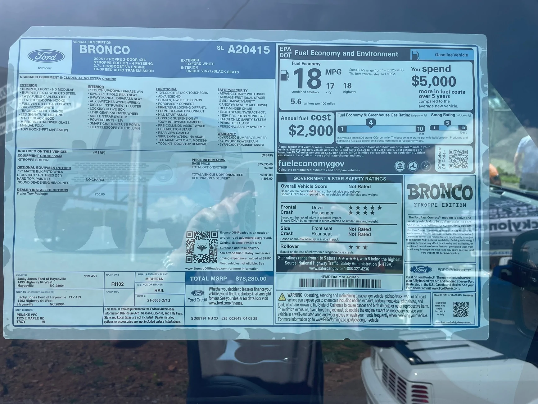 Ford Bronco Stroppe Edition registry - add yours IMG_4716