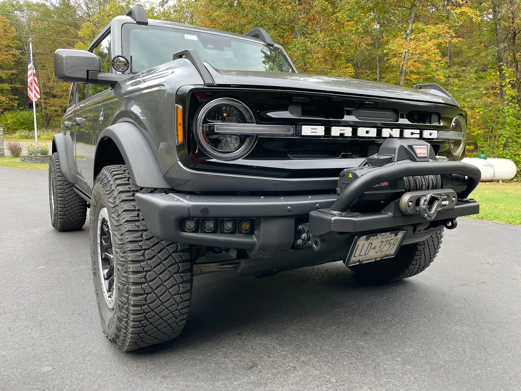 Ford Bronco WTB complete front modular bumper IMG_0134