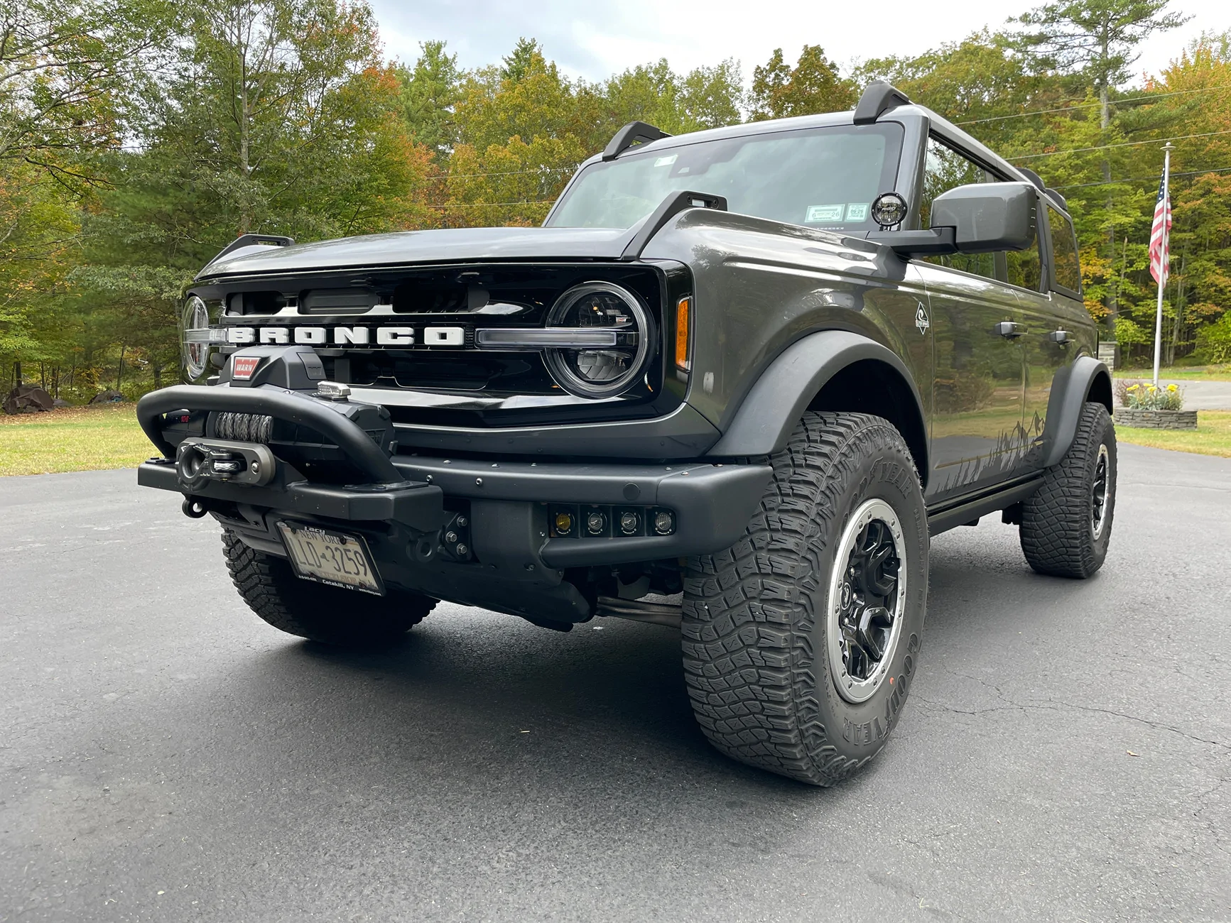 Ford Bronco WTB complete front modular bumper IMG_0136
