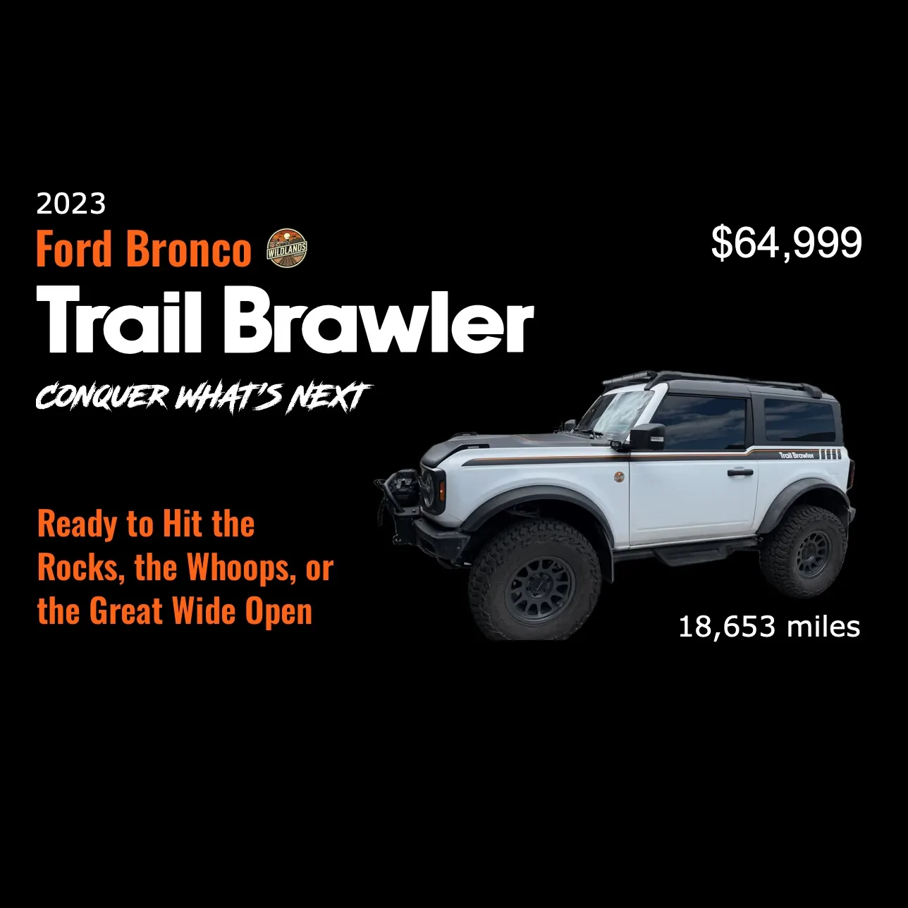 Ford Bronco Ford Bronco 2DR "Trail Brawler" Edition IMG_6039-2
