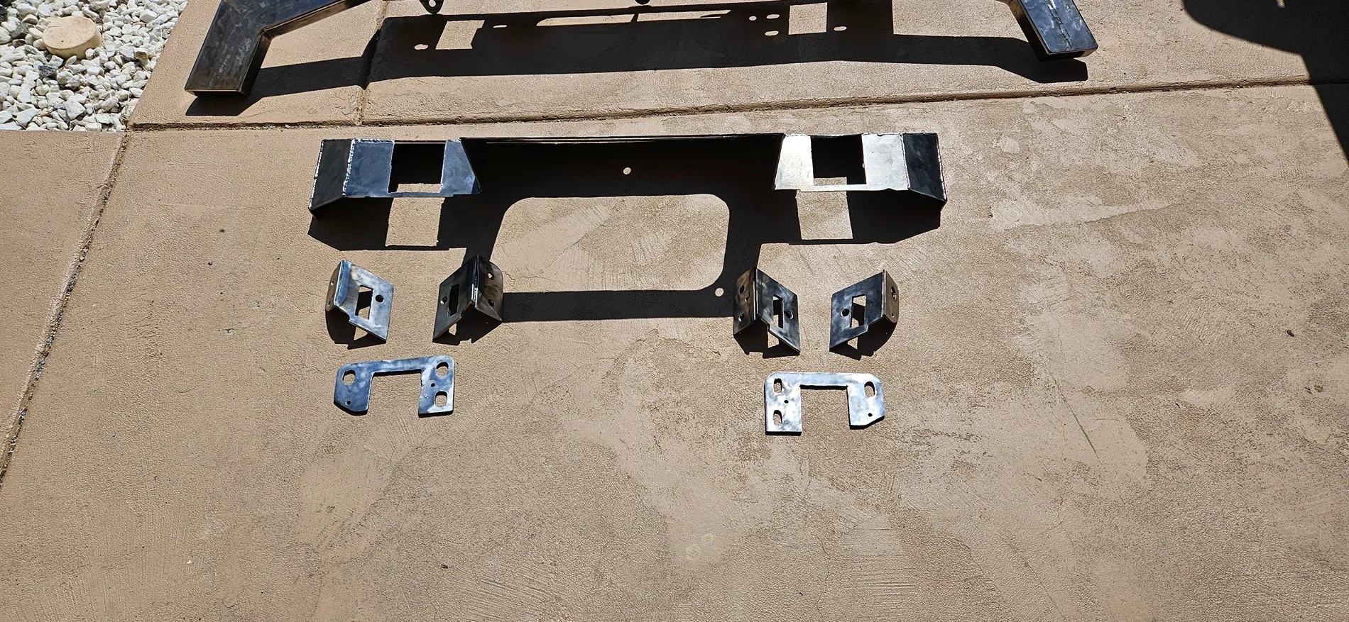 Ford Bronco DIY winch mount bumper custom fabricated 20230704_102240