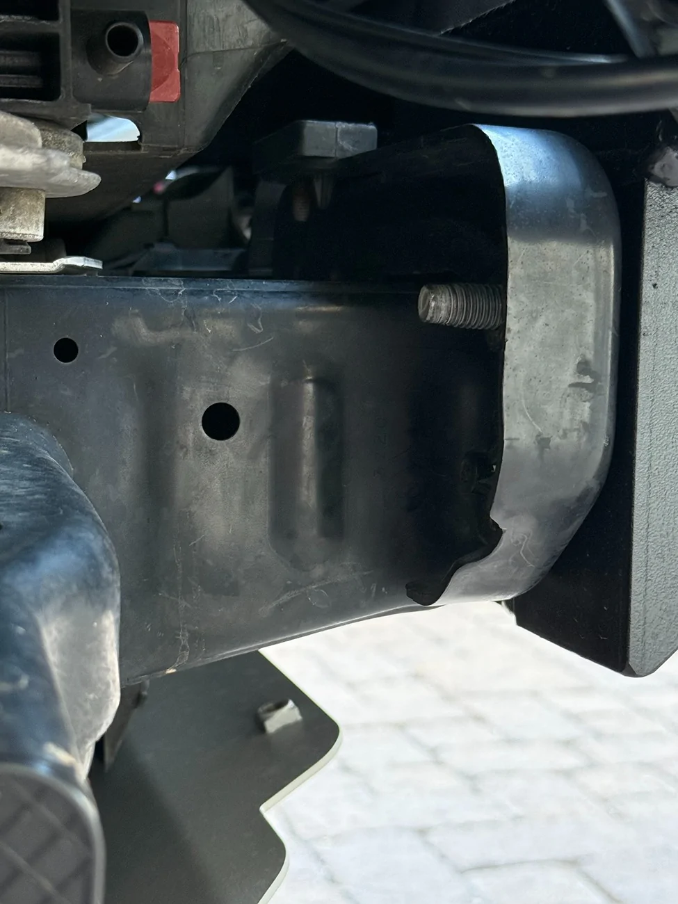 Ford Bronco DIY winch mount bumper custom fabricated bronco frame rail