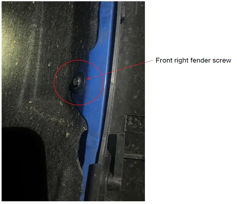 Ford Bronco Fender screw 1758867932562-h7