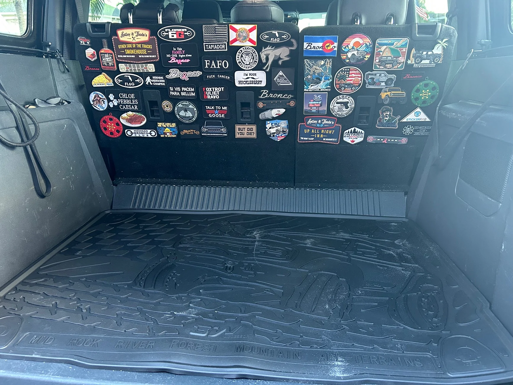 Ford Bronco 3W Liners Floor Mats & Cargo Liner Review IMG_1165