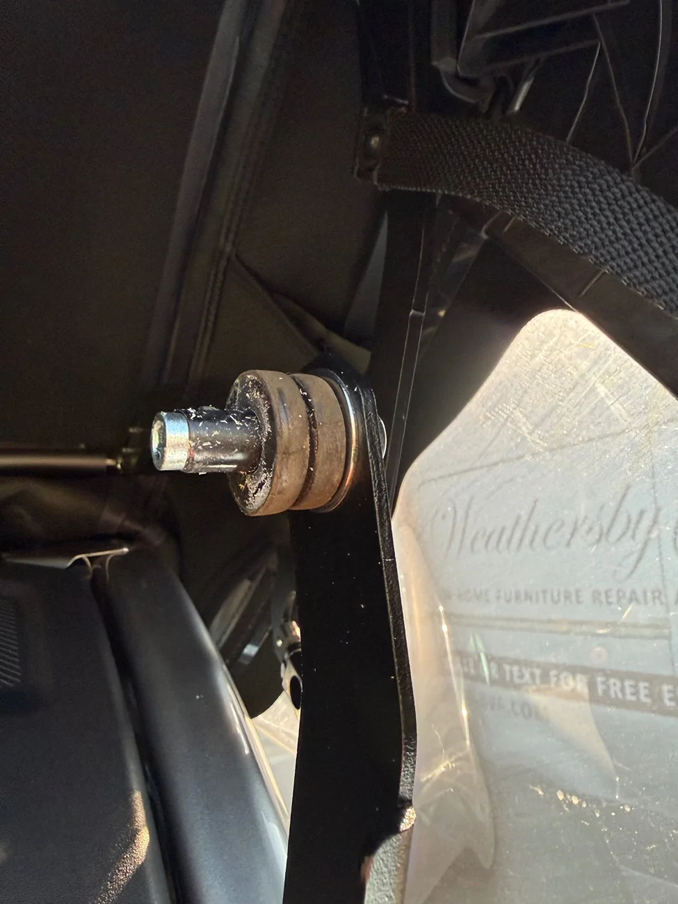 Ford Bronco Mountains2Metal's New Flip Down Attic Shelf IMG_3504