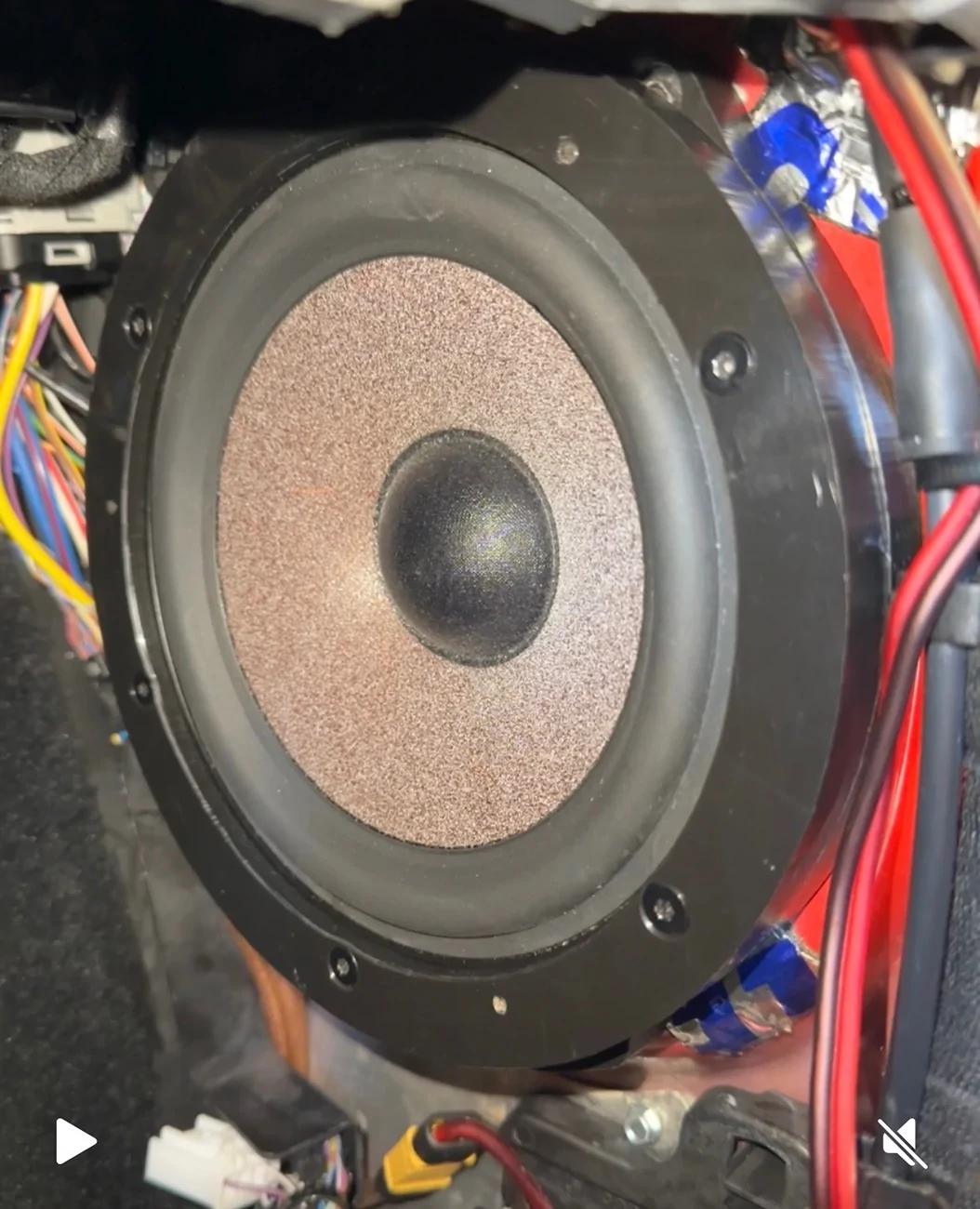 Ford Bronco Midbass from kickpanel speakers IMG_2145
