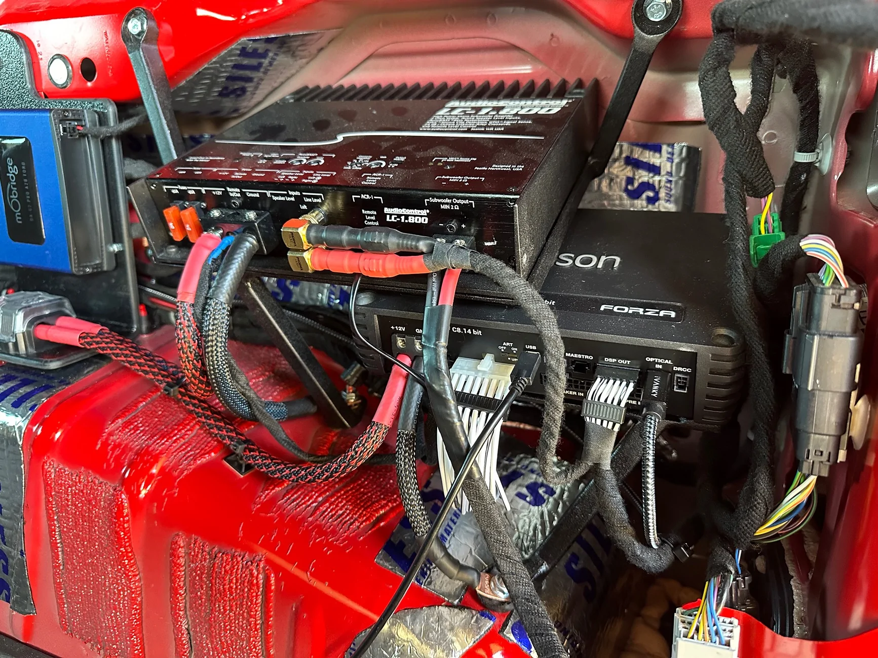 Ford Bronco Midbass from kickpanel speakers IMG_0726