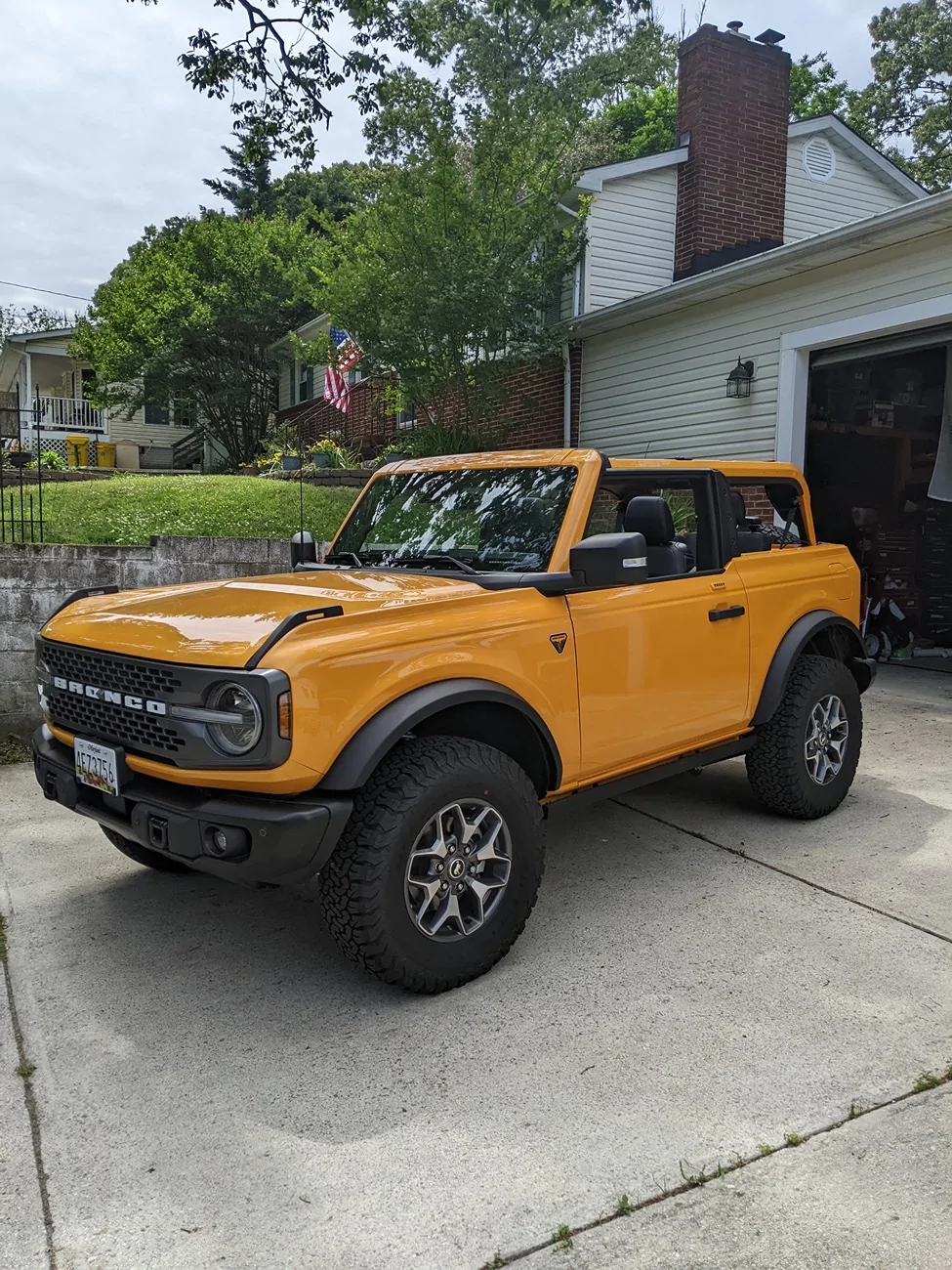 Ford Bronco When Cyber Orange pops. PXL_20220523_183046571