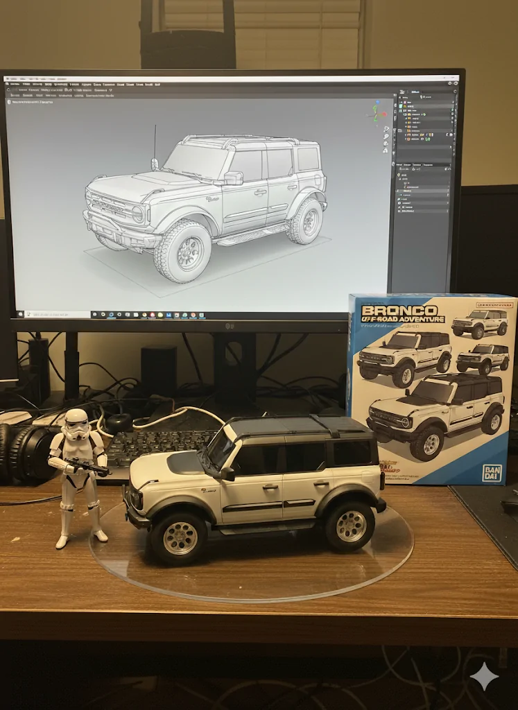 Ford Bronco Fun AI Images of Your Bronco - Try This and Post Yours! Bronco Toy 2