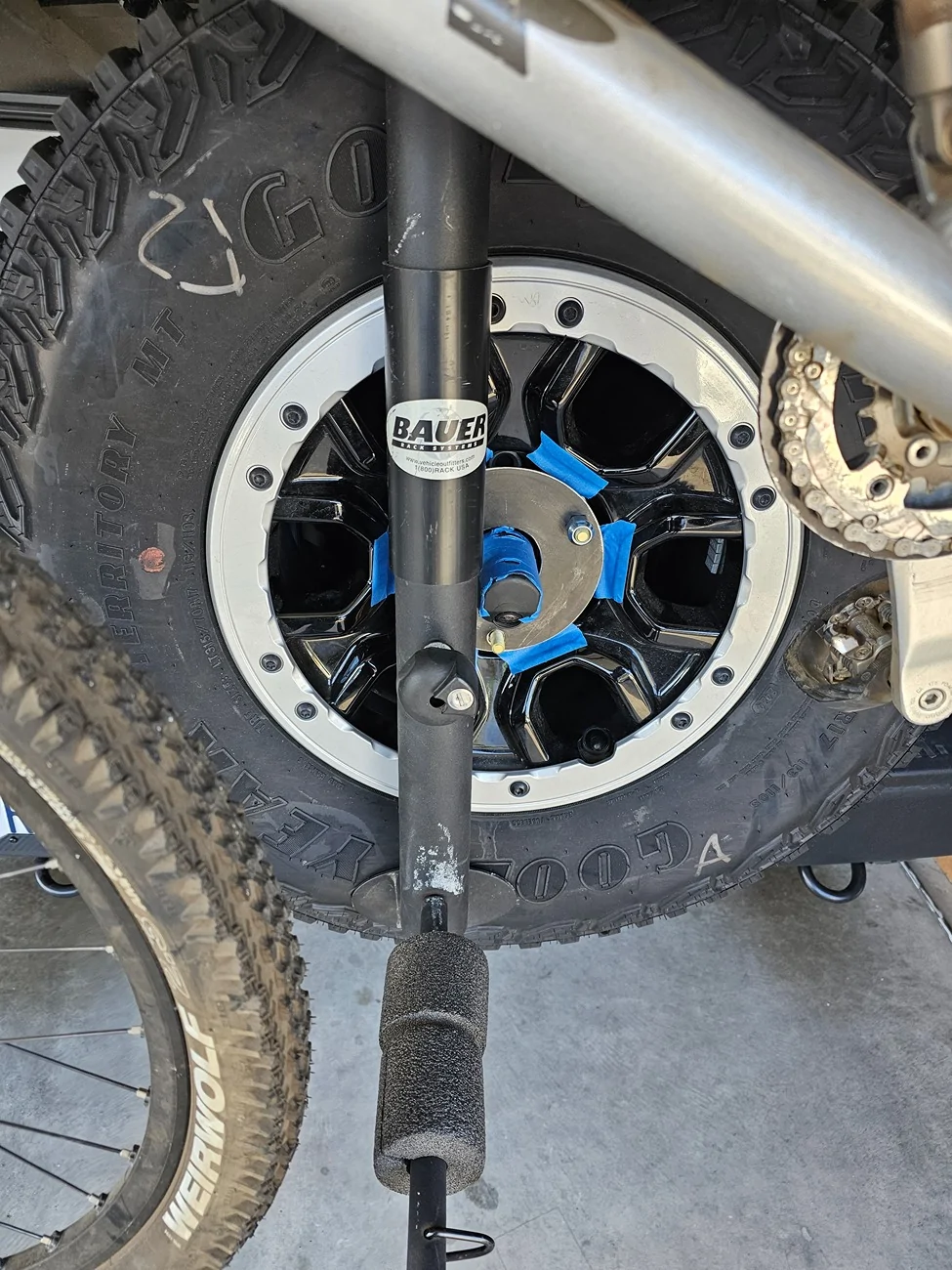 Ford Bronco Anyone offroading with an extended hitch? 20250403_174901