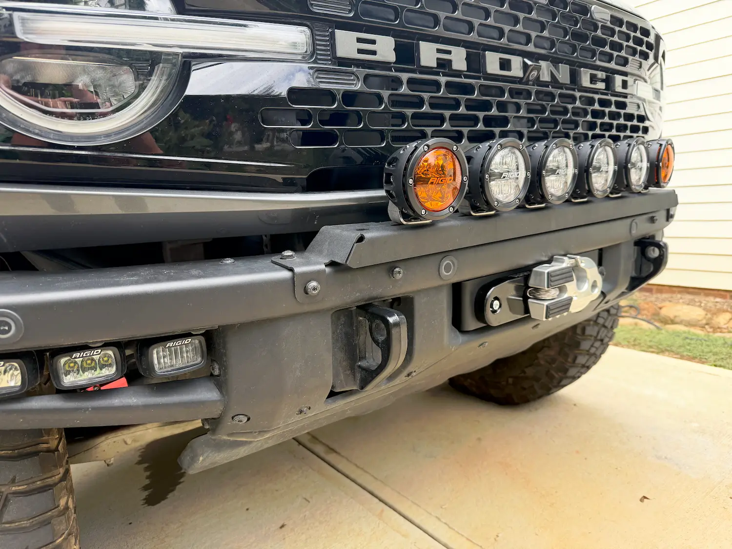 Ford Bronco NEW Hammer Built High Clearance Hidden Winch b6