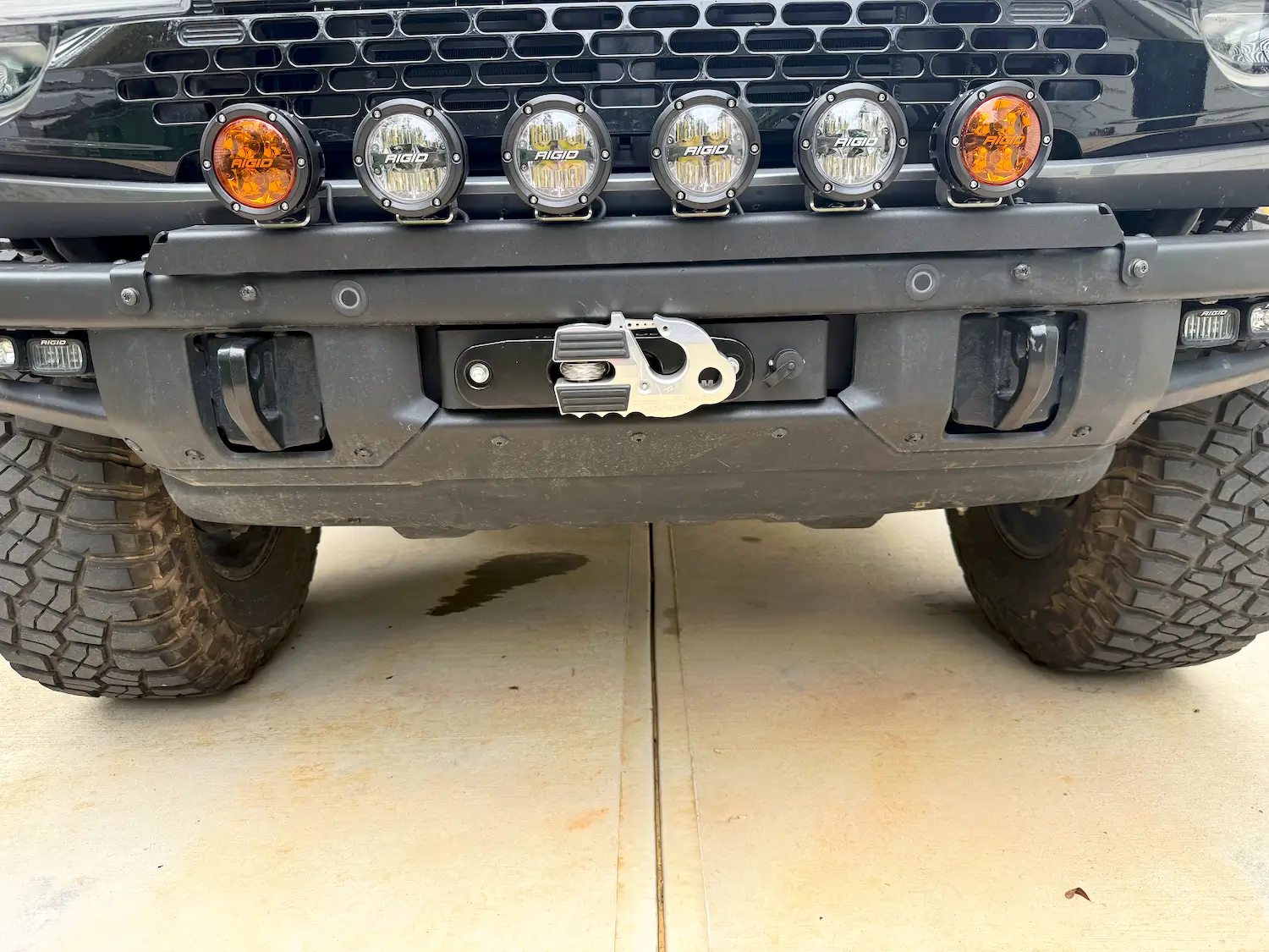 Ford Bronco NEW Hammer Built High Clearance Hidden Winch b5