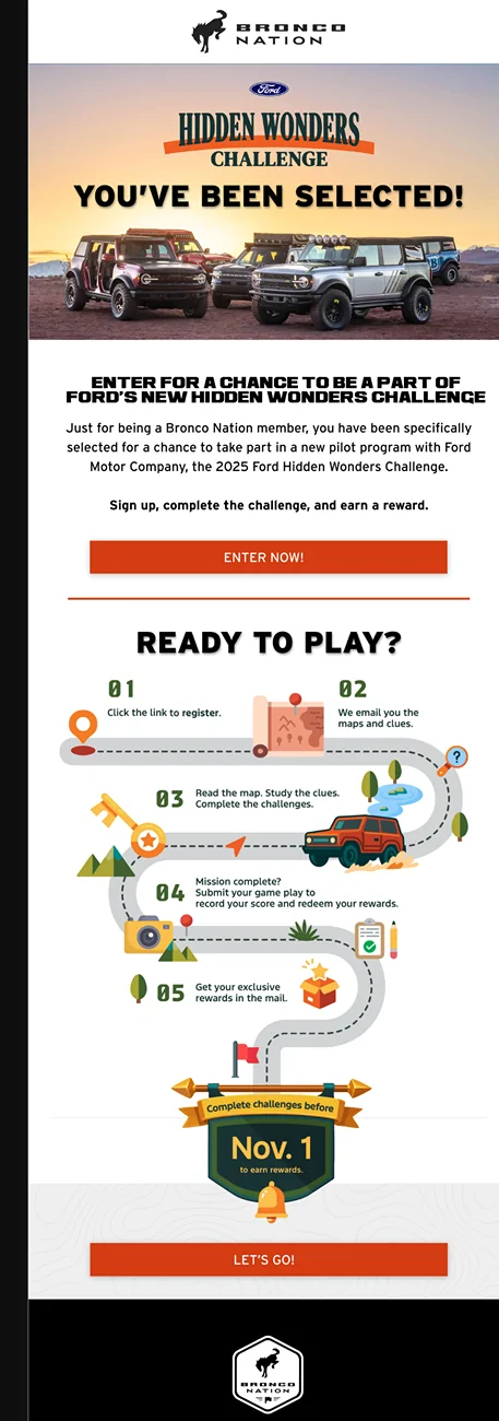 Ford Bronco Hidden Wonders Challenge 1000006213
