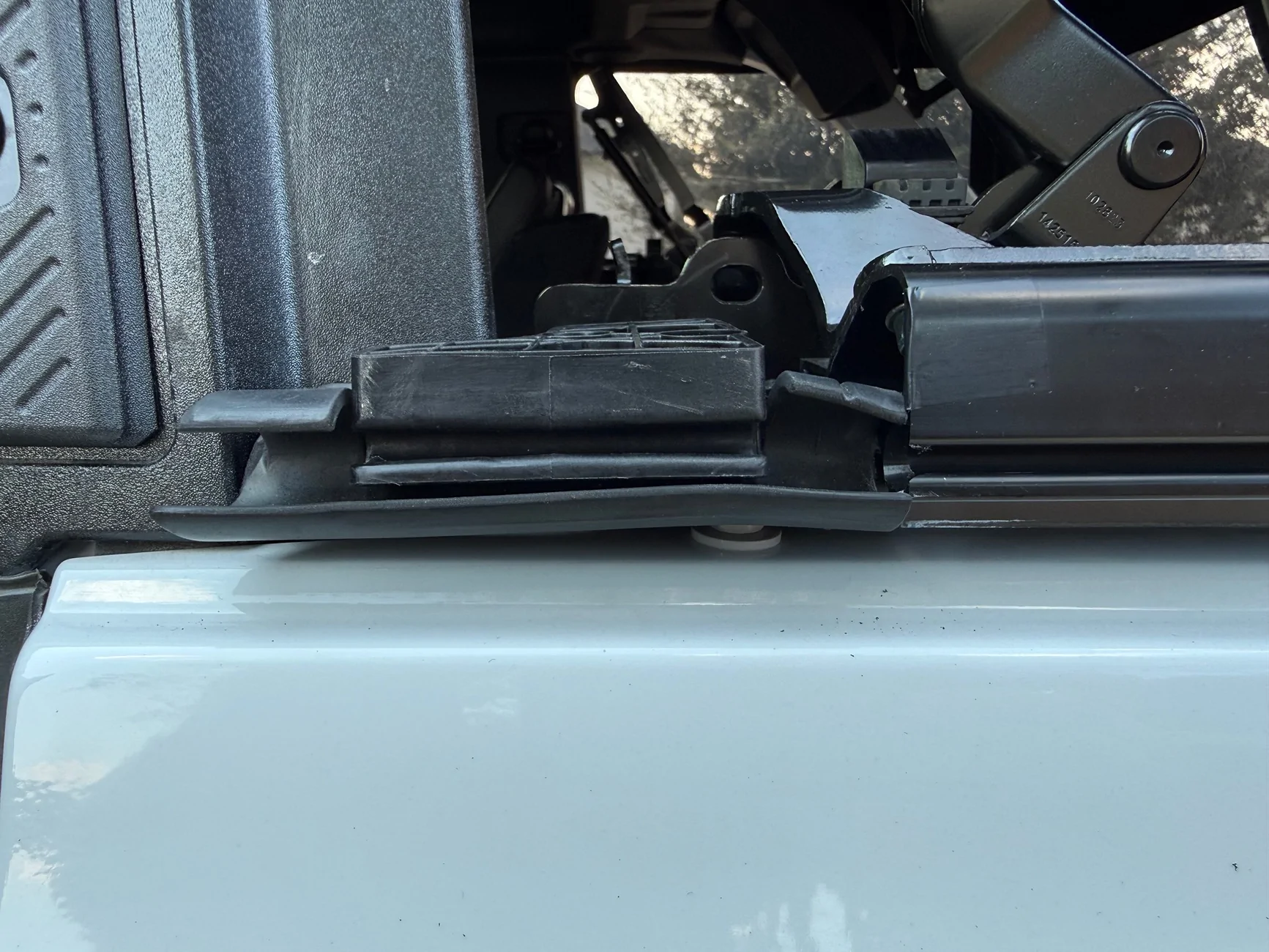 Ford Bronco Soft Top back window slide adjustment IMG_2439