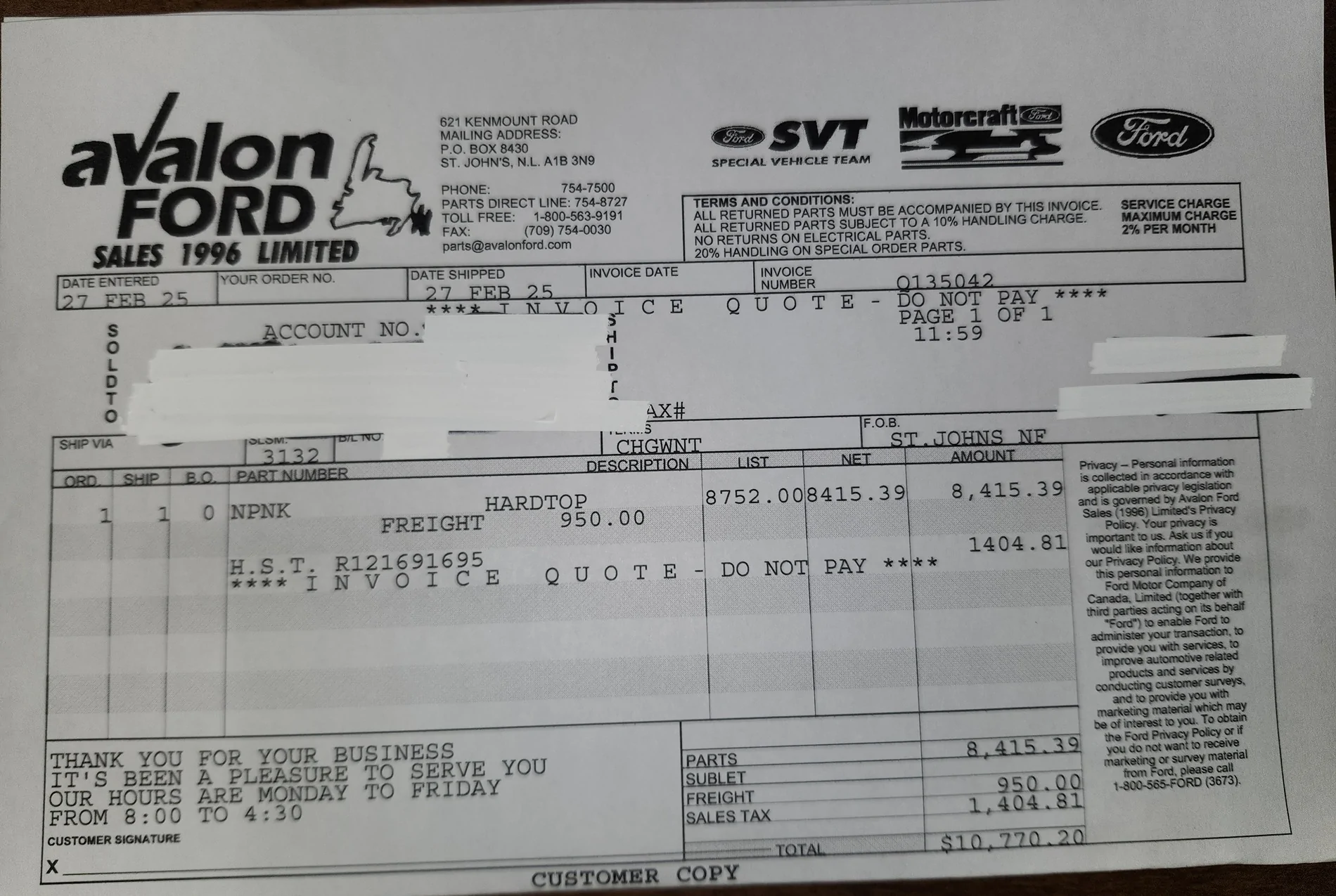 Ford Bronco 2023 Hardtop from Ford $15,000! Hard top quot
