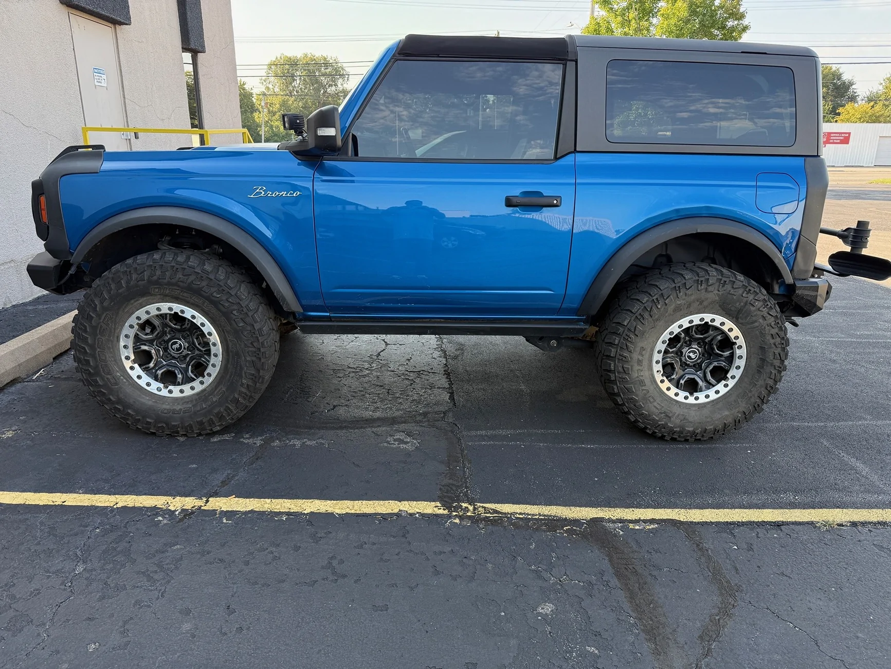 Ford Bronco Salvage 2 Door Badlands Gets a Second Life. Restoration & Modified Rebuild Planned Side shot