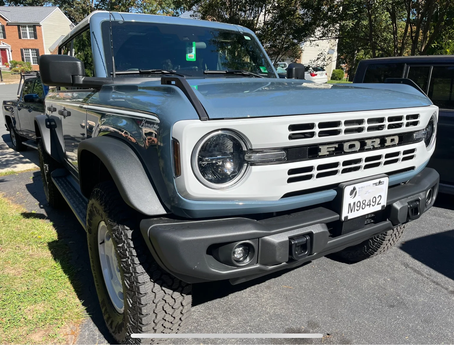 Ford Bronco Heritage edition grille lettering IMG_9910