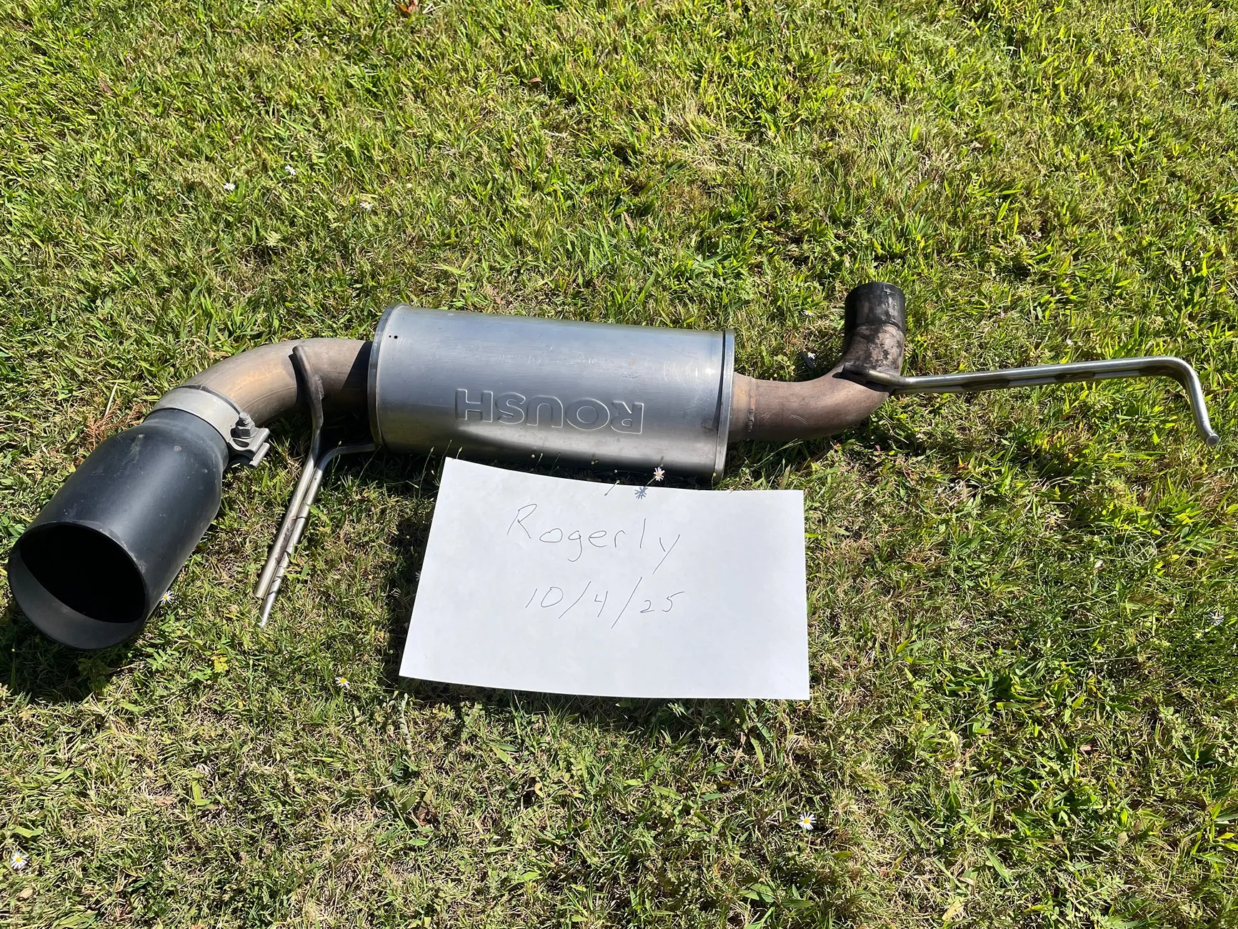 Ford Bronco Roush axel back exhaust (reduced) IMG_2125
