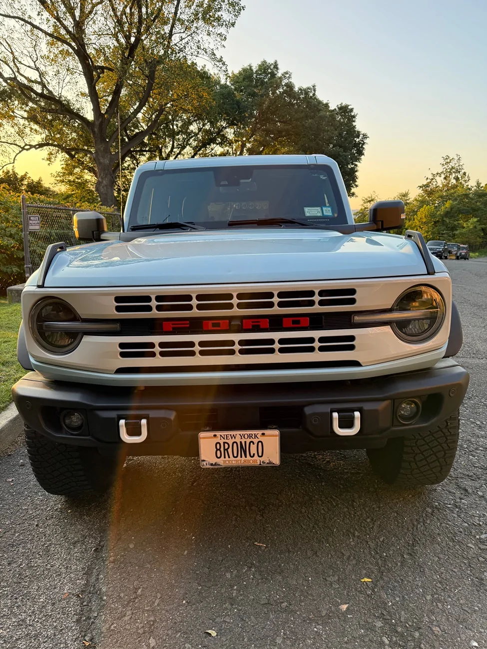 Ford Bronco 1970 FORD Grill Letters Badging on 2025 Heritage Bronco IMG_4906