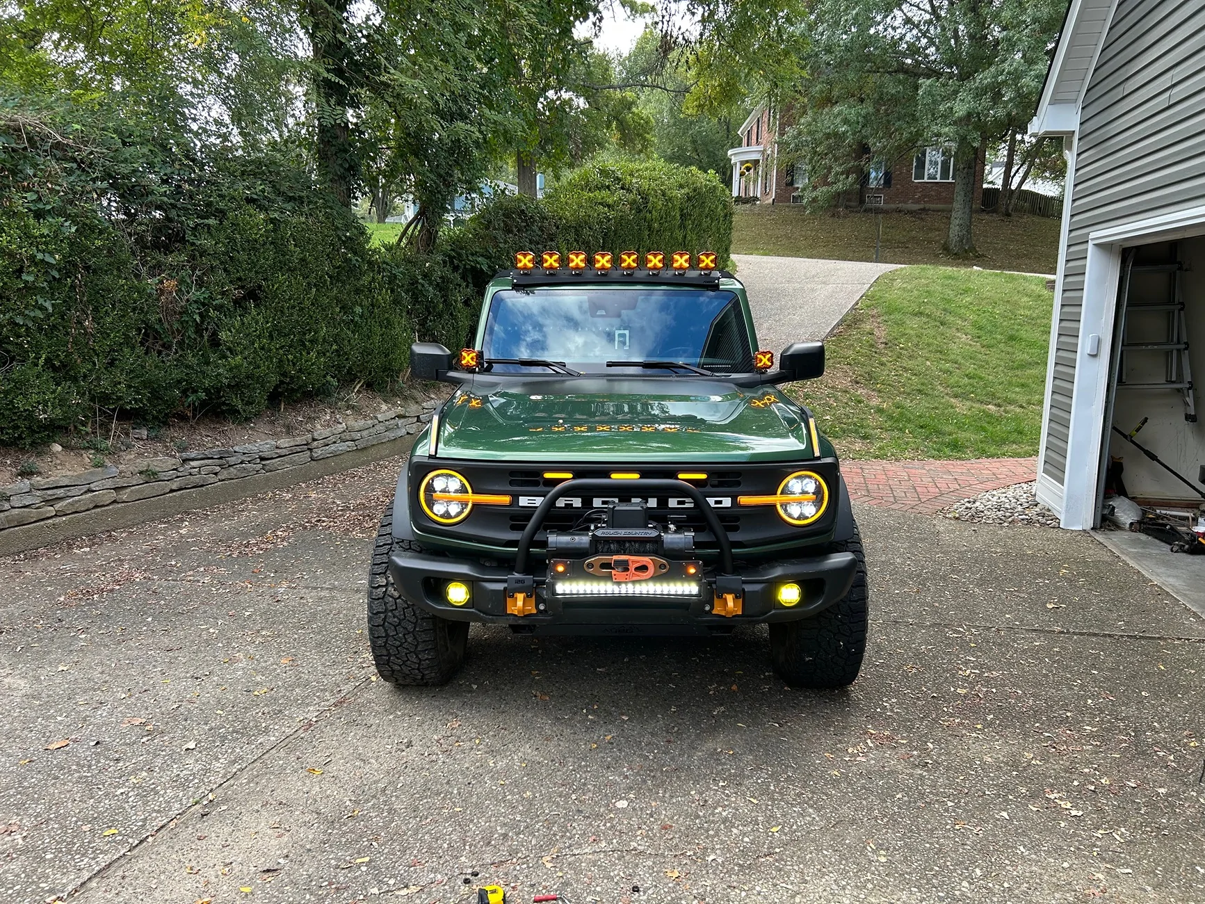 Ford Bronco Capable bumper bull bar by IAG first photo! IMG_1412