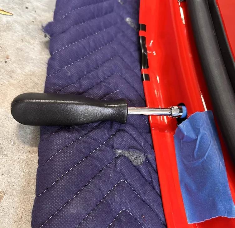 Ford Bronco Door handle release screw problem [solved] IMG_4406