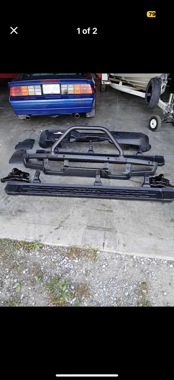 Ford Bronco Oem steel bumper IMG_1385