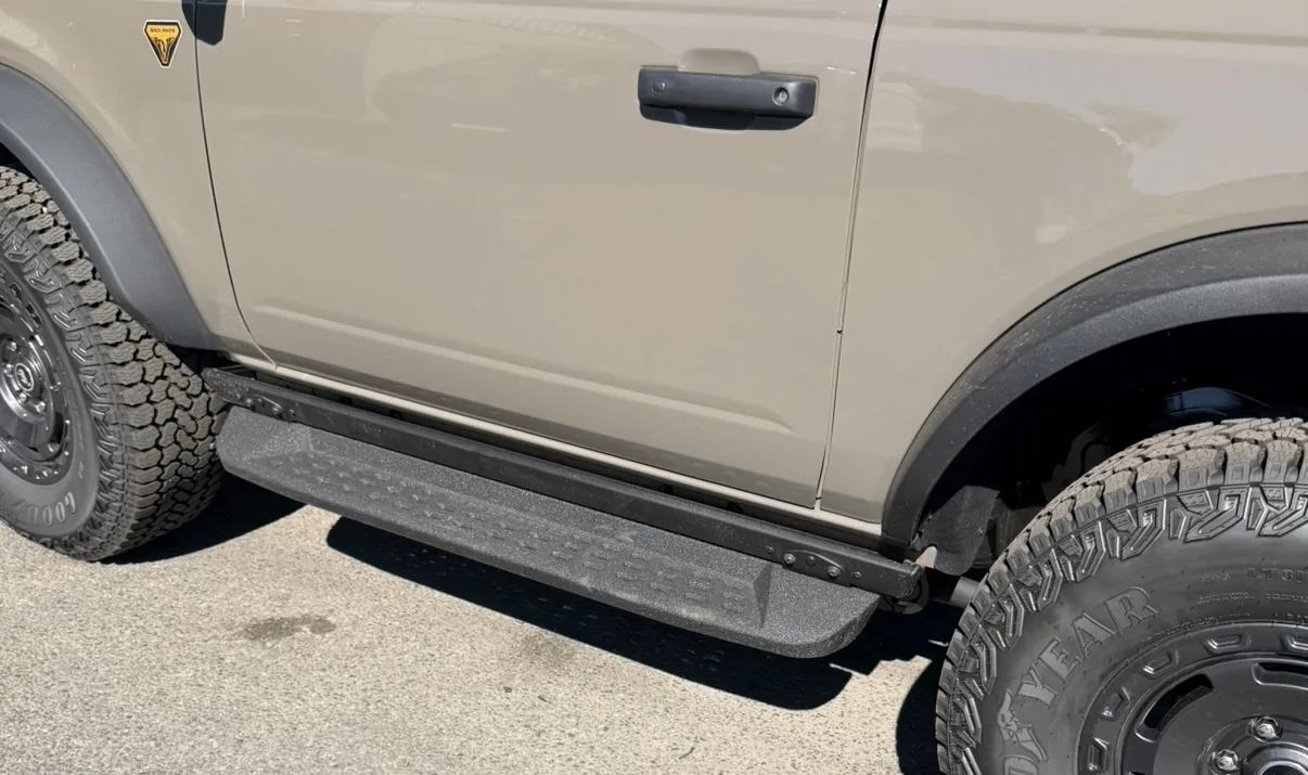 Ford Bronco Raptor Style Running Boards for 2 Door Badlands IMG_8178