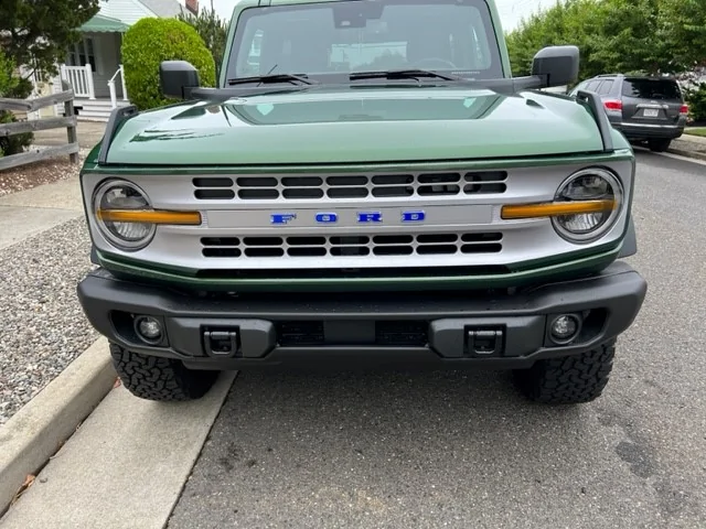 Ford Bronco 1970 FORD Grill Letters Badging on 2025 Heritage Bronco Retro Grill