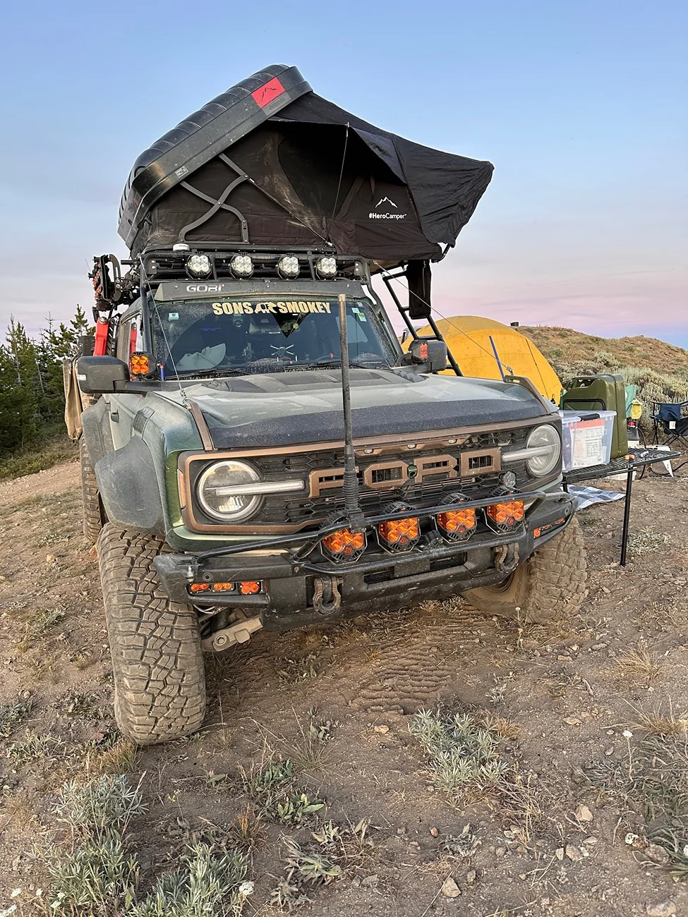Ford Bronco Let's see your roof-top Tents and camping setups! IMG_0388