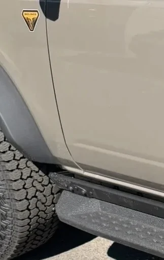 Ford Bronco Raptor Style Running Boards for 2 Door Badlands IMG_7018