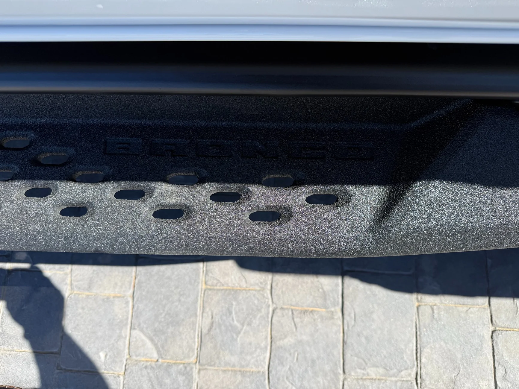 Ford Bronco 2025 OEM Raptor Style Sliders+Steps IMG_4936