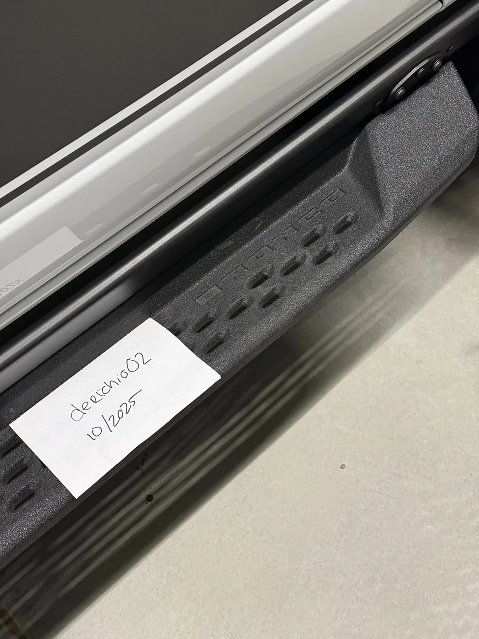 Ford Bronco 2025 OEM Raptor Style Sliders+Steps IMG_4996