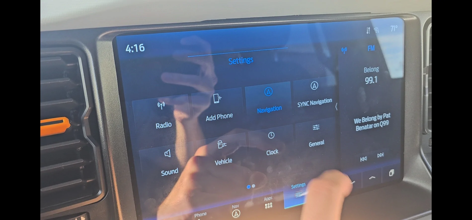 Ford Bronco Sync will not load the navigation map or navigation settings. Using embedded navigation (i.e. the non paid version) Screenshot_20251013_190959_Video Player