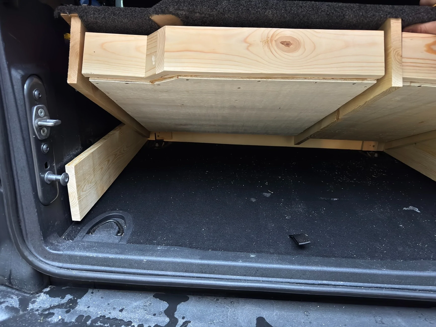 Ford Bronco 4 Door Trunk Cargo Area Storage Drawers Platform - DIY Project IMG_3472