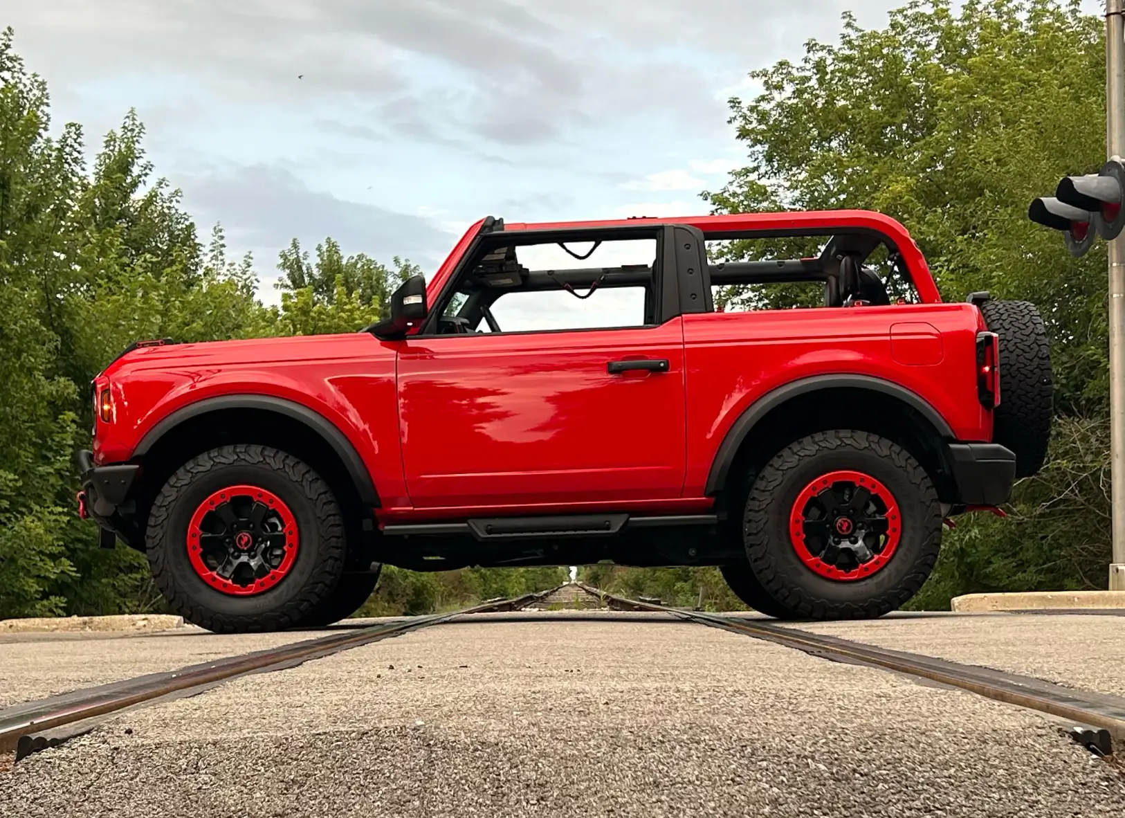 Ford Bronco Powder coated trim rings IMG_6488