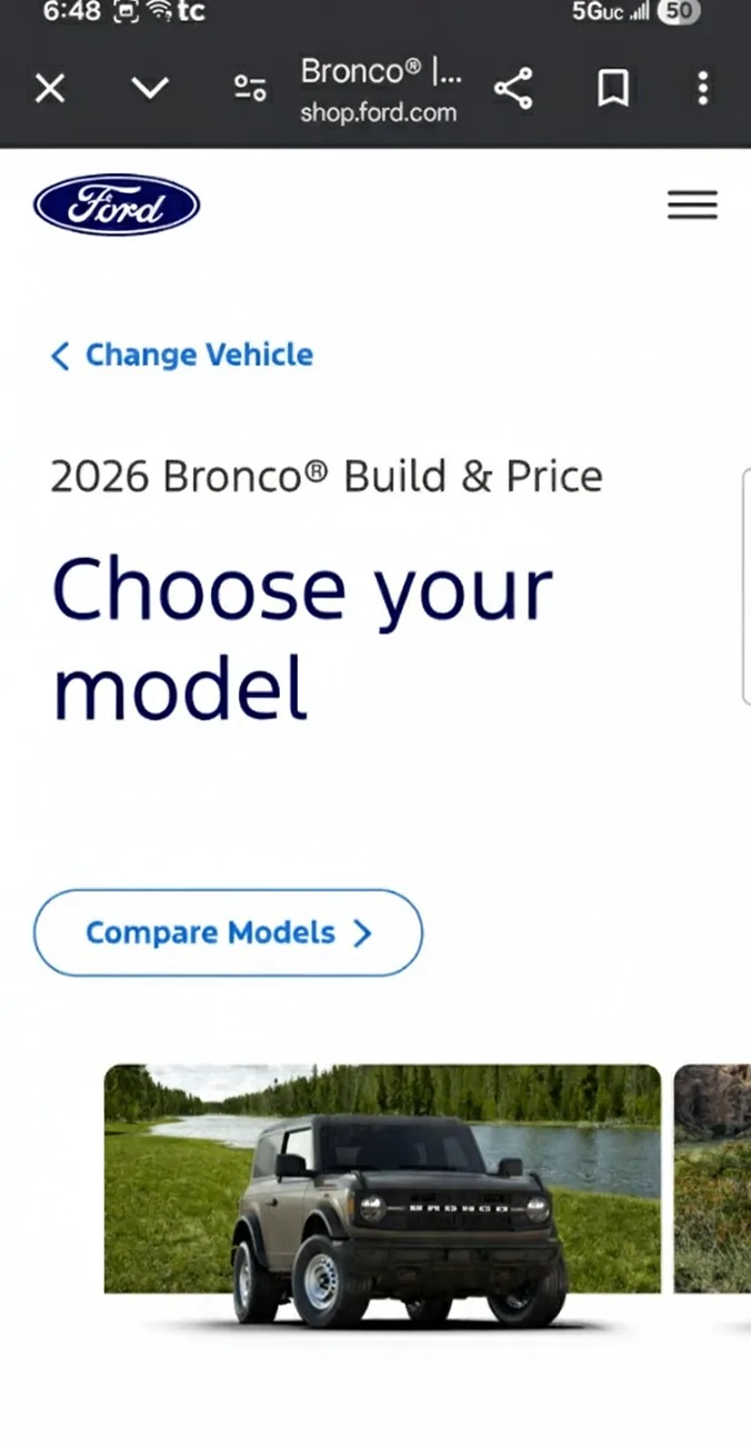 Ford Bronco 2026 Bronco Order Guide (changes & updates) 1000012257