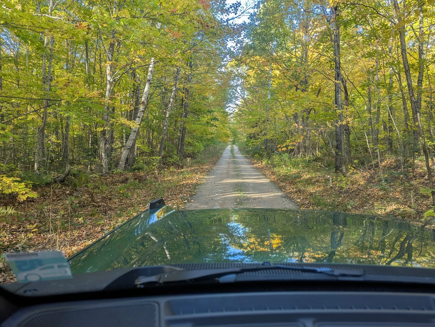 Ford Bronco Northern Michigan Fall Colors PXL_20251012_203309166