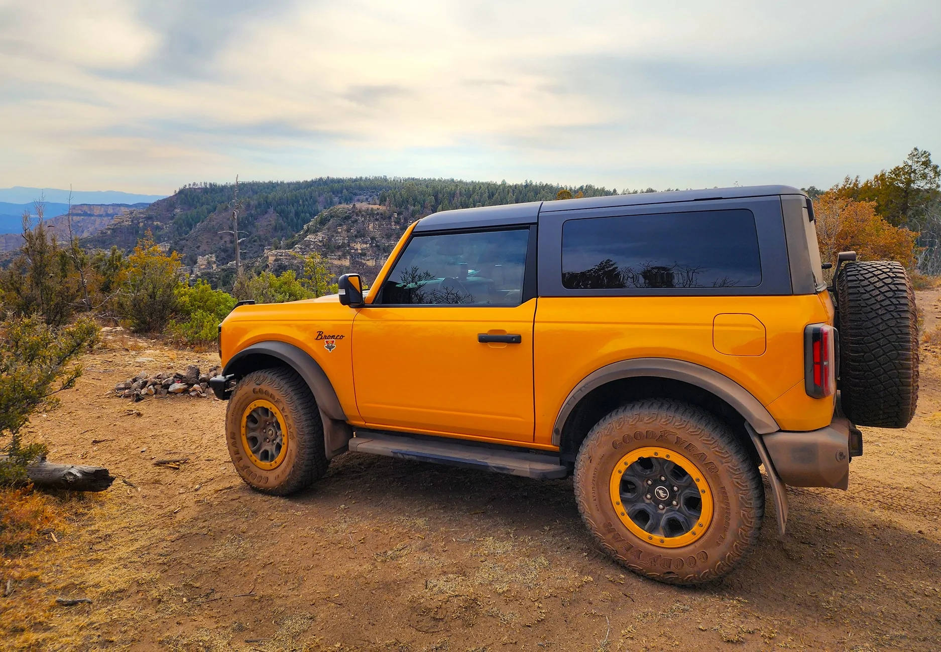 Ford Bronco Powder coated trim rings Bronco at edg