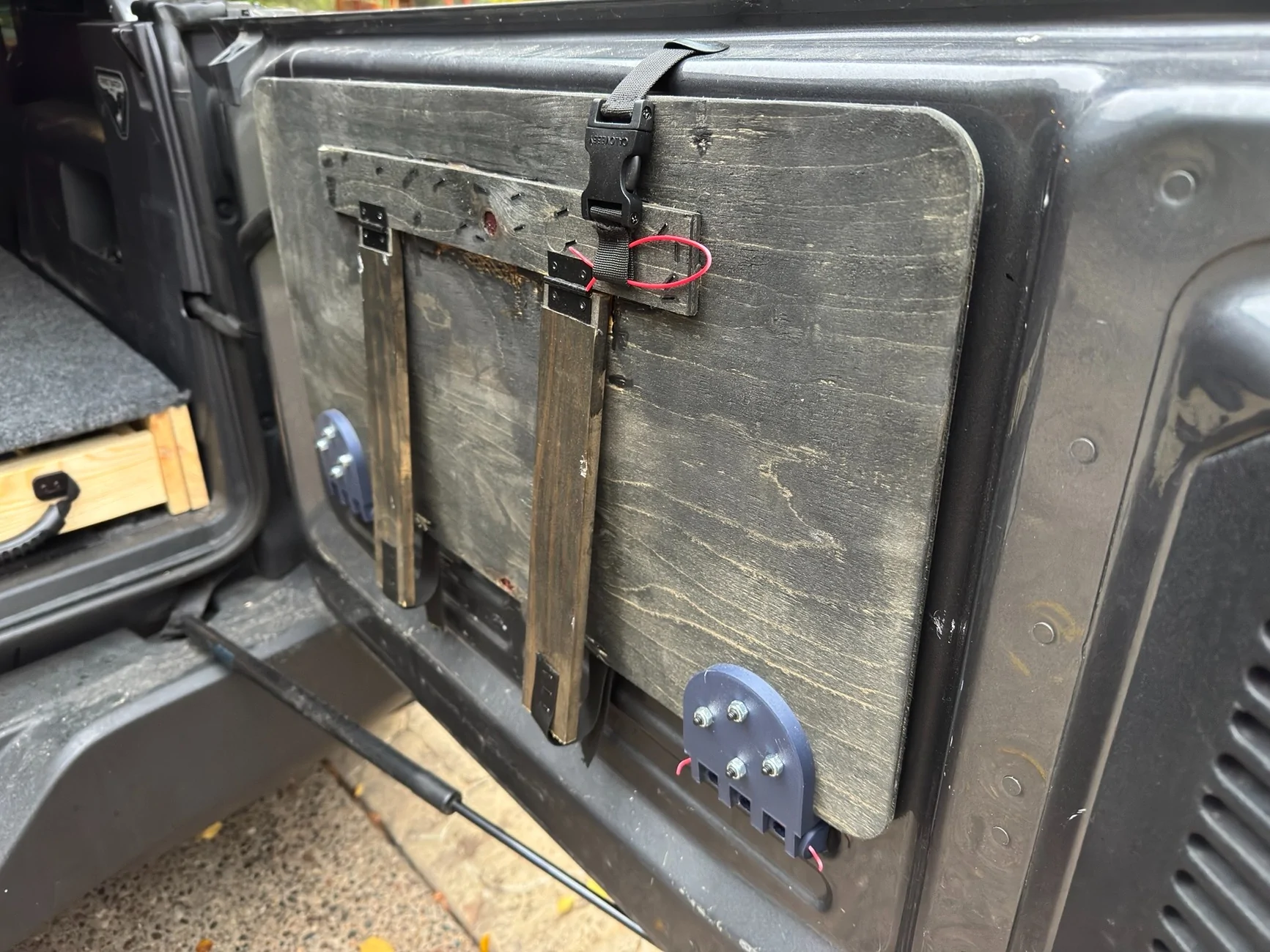 Ford Bronco 4 Door Trunk Cargo Area Storage Drawers Platform - DIY Project IMG_3479