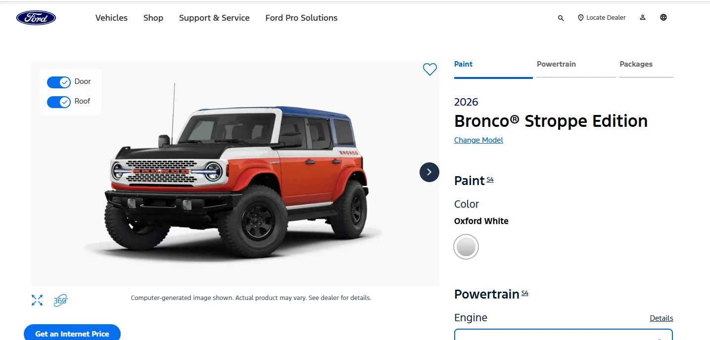 Ford Bronco Goodbye Wildtrak.  Welcome Stroppe 2-Door 1760981215955-t7